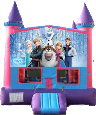 Frozen themed kids bounce house inflatable