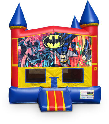 Batman themed bounce house for kids events