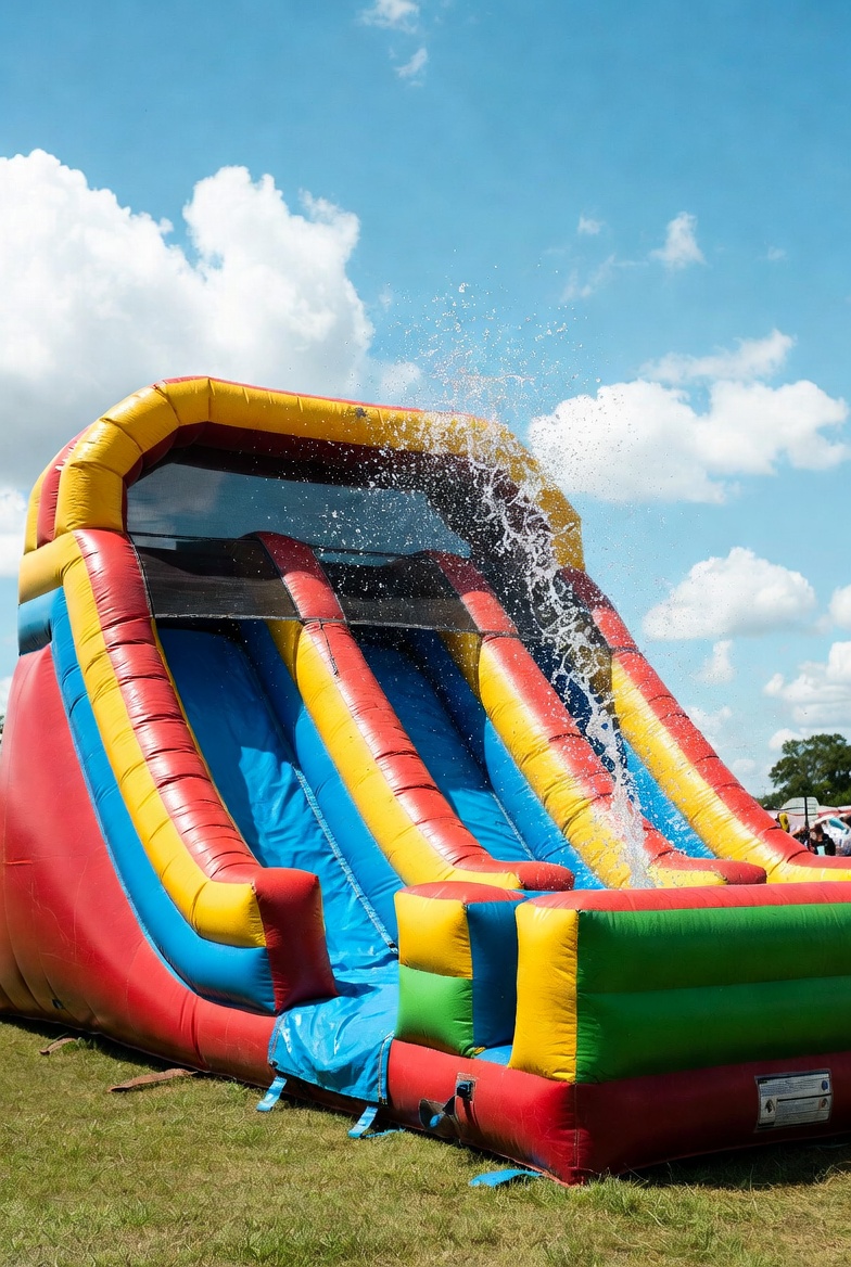 Inflatable water slide rental for summer parties in Kyle, Texas